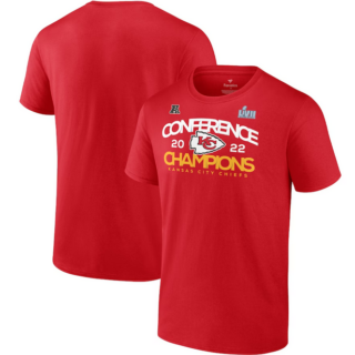 Men's Kansas City Chiefs Red 2022 AFC Champions Shadow Cast T-Shirt