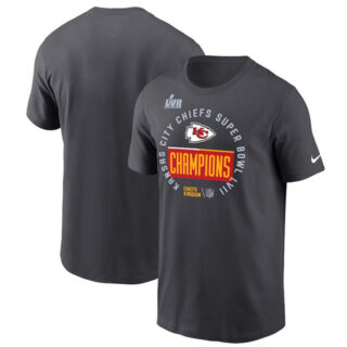 Men's Kansas City Chiefs Super Bowl LVII Champions Locker Room Trophy T-Shirt
