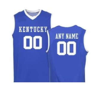 Men's Kentucky Wildcats ACTIVE PLAYER Custom Blue Stitched Basketball Jersey