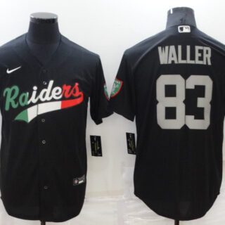 Men's Las Vegas Raiders #83 Darren Waller Black Mexico Stitched Jersey