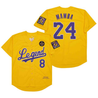 Men's Legend #8 Back #24 MAMBA Cool Base Stitched Jerseys 17