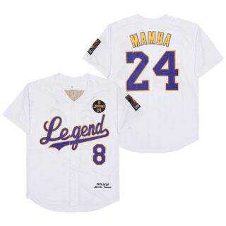 Men's Legend #8 Back #24 MAMBA Cool Base Stitched Jerseys 21