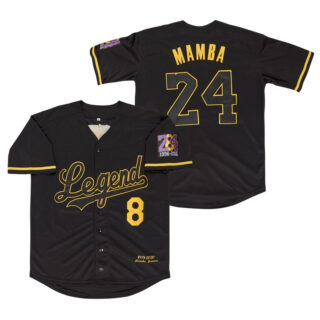 Men's Legend #8 Back #24 MAMBA Cool Base Stitched Jerseys 8