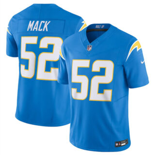 Men's Los Angeles Chargers #52 Khalil Mack Blue 2023 F.U.S.E. Vapor Untouchable Limited Stitched Jersey