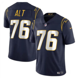 Men's Los Angeles Chargers #76 Joe Alt Navy 2024 Draft Vapor Limited Stitched Football Jersey