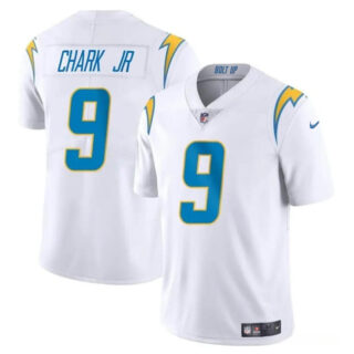 Men's Los Angeles Chargers #9 DJ Chark Jr White 2024 Vapor Limited Stitched Football Jersey