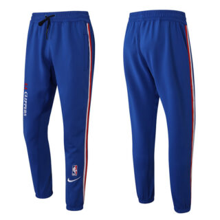 Men's Los Angeles Clippers Blue Performance Showtime Basketball Pants