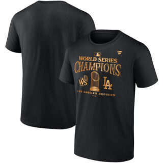 Men's Los Angeles Dodgers Black 2024 World Series Champions Big & Tall Parade T-Shirt