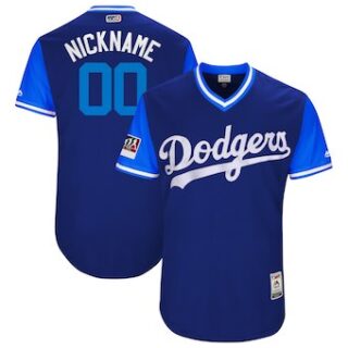Men's Los Angeles Dodgers Majestic Navy 2017 Players Weekend Authentic Team Custom Jersey