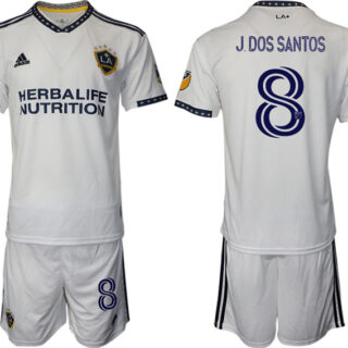Men's Los Angeles Galaxy Home #8 J. Dos Santos Jersey