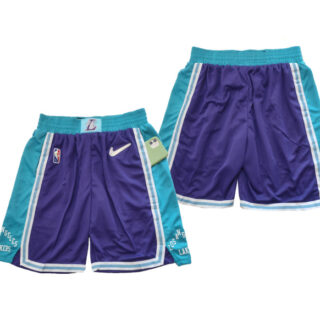 Men's Los Angeles Lakers 75th Anniversary Purple Shorts (Run Small)