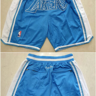 Men's Los Angeles Lakers Light Blue Shorts (Run Small)