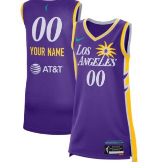 Men's Los Angeles Sparks Active Player Custom Purple 2021 Explorer Edition Victory Stitched Jersey