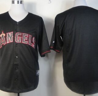 Men's Los Angels Customized Black Fashion Customized Jersey