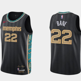 Men's Memphis Grizzlies #22 Desmond Bane Swingman Hardwood Classics Black Stitched Jersey