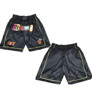 Men's Miami Heat Black Shorts (Run Small)