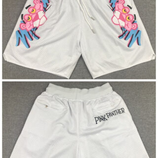 Men's Miami Heat White 'Pink Panther' Shorts (Run Small)