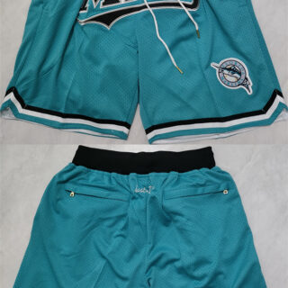 Men's Miami Marlins Blue Shorts