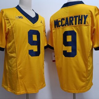 Men's Michigan Wolverines #9 J.J. McCarthy 2023 F.U.S.E. Navy Stitched Jerseys