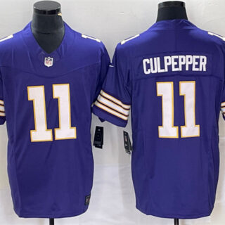 Men's Minnesota Vikings #11 Daunte Culpepper Purple 2023 F.U.S.E. Vapor Untouchable