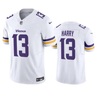 Men's Minnesota Vikings #13 N'Keal Harry White 2023 F.U.S.E. Vapor Untouchable Limited Stitched Jersey