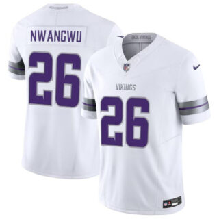 Men's Minnesota Vikings #26 Kene Nwangwu White F.U.S.E. Winter Warrior Limited Stitched Jersey