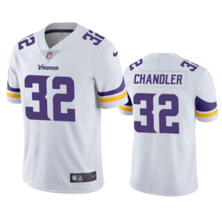 Men's Minnesota Vikings #32 Ty Chandler White 2023 F.U.S.E. Vapor Untouchable Limited Stitched Jersey