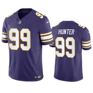 Men's Minnesota Vikings #99 Danielle Hunter Purple 2023 F.U.S.E. Vapor Untouchable Limited Stitched Jersey