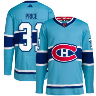 Men's Montreal Canadiens #31 Carey Price 2022-23 Reverse Retro Stitched Jersey