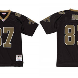 Men's New Orleans Saints #87 Joe Horn 2005 Black Stitched Football Jersey