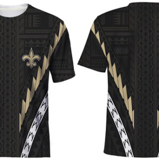 Men's New Orleans Saints Black T-Shirt