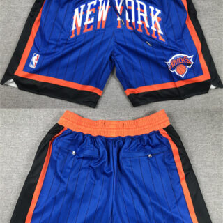 Men's New Yok Knicks Royal City Edition Shorts (Run Small)