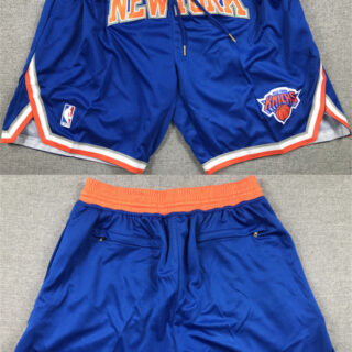 Men's New Yok Knicks Royal Shorts (Run Small)