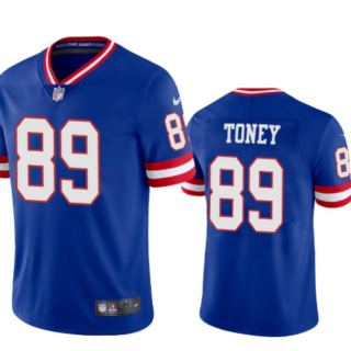 Men's New York Giants #89 Kadarius Toney Royal Vapor Untouchable Classic Retired Player Stitched Jersey