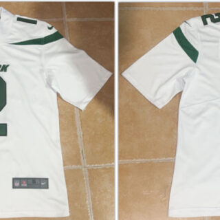 Men's New York Jets #12 Aaron Rodgers White White Vapor Untouchable Limited Stitched Jersey