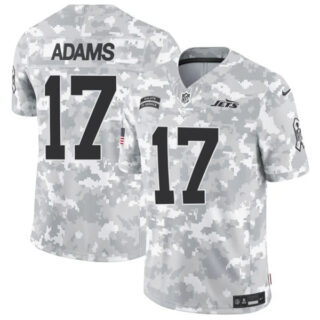 Men's New York Jets #17 Davante Adams 2024 F.U.S.E Arctic Camo Salute To Service Limited Stitched Football Jersey