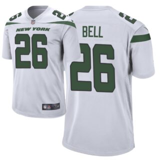 Men's New York Jets #26 Le'Veon Bell white Player Game