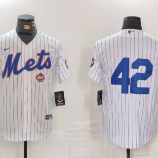 Men's New York Mets #42 Jackie Robinson White Cool Base Stitched Baseball Jerseys