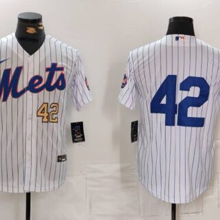 Men's New York Mets #42 Jackie Robinson White Cool Base Stitched Baseball Jerseys