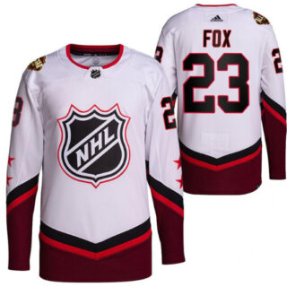 Men's New York Rangers #23 Adam Fox 2022 2022 All-Star White Stitched Jersey
