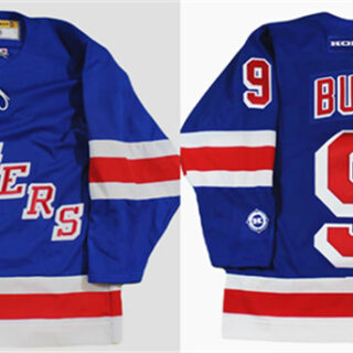 Men's New York Rangers #9 Pavel Bure Blue Stitched Jersey