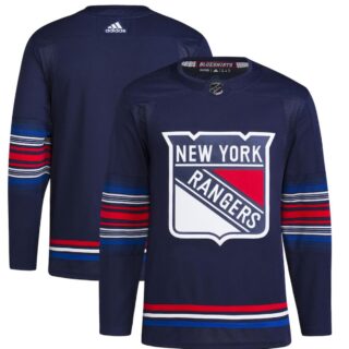 Men's New York Rangers Blank Navy Stitched Jersey