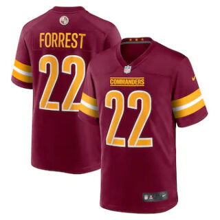 Men's Nike #22 Darrick Forrest Burgundy Vapor Untouchable Limited Jersey