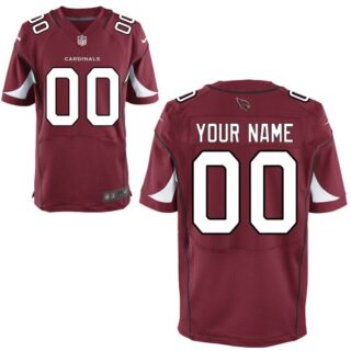 Men's NEW Arizona Cardinals Customized Elite Team Color Jerseys (40-60)