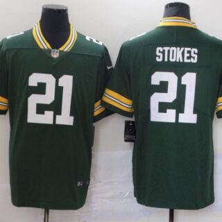 Men's Nike Green Bay Packers #21 Eric Stokes Green 2021 Vapor Untouchable Stitched Jersey