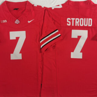 Men's Ohio State Buckeyes #7 C.J. Stroud Red F.U.S.E. Limited Stitched Jersey
