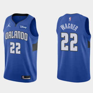 Men's Orlando Magic #22 Franz Wagner Royal Statement Edition Stitched Swingman Jersey