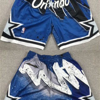 Men's Orlando Magic Blue Shorts(Run Small)