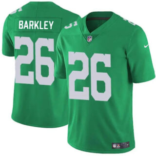 Men's Philadelphia Eagles #26 Saquon Barkley Kelly Green Vapor Untouchable Limited Football Stitched Jersey