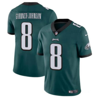 Men's Philadelphia Eagles #8 Chauncey Gardner-Johnson Green Vapor Untouchable Limited Stitched Football Jersey